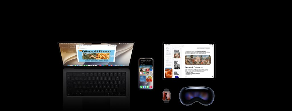 Dispositivos Apple mostrando las novedades de iOS 27 y Siri AI